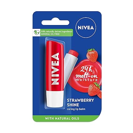 Nivea Lip Care Fruity Shine Strawberry (IDC)